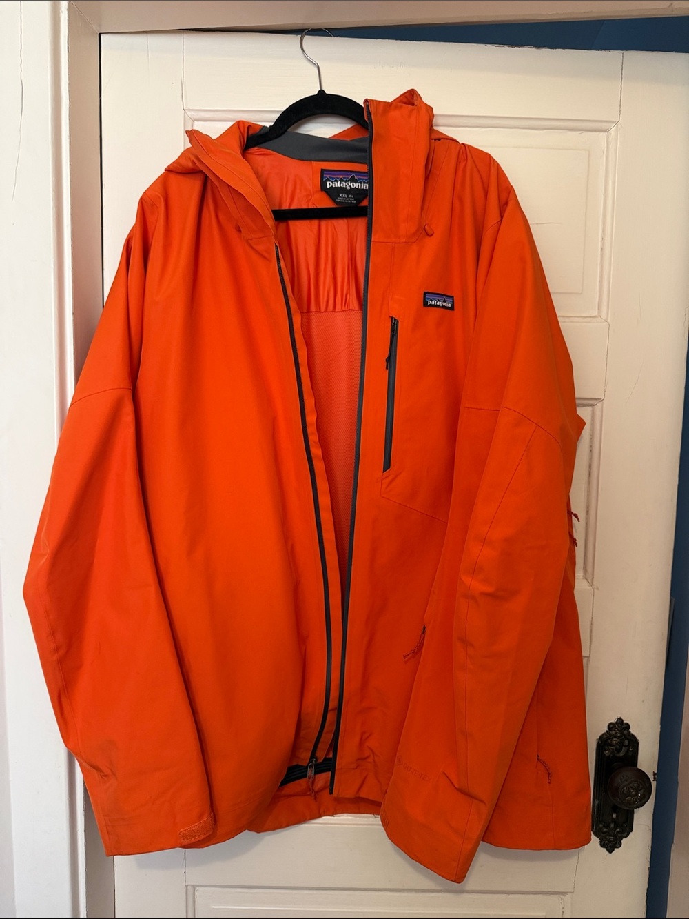 Patagonia Men’s Bright Orange Ski Shell Jacket
